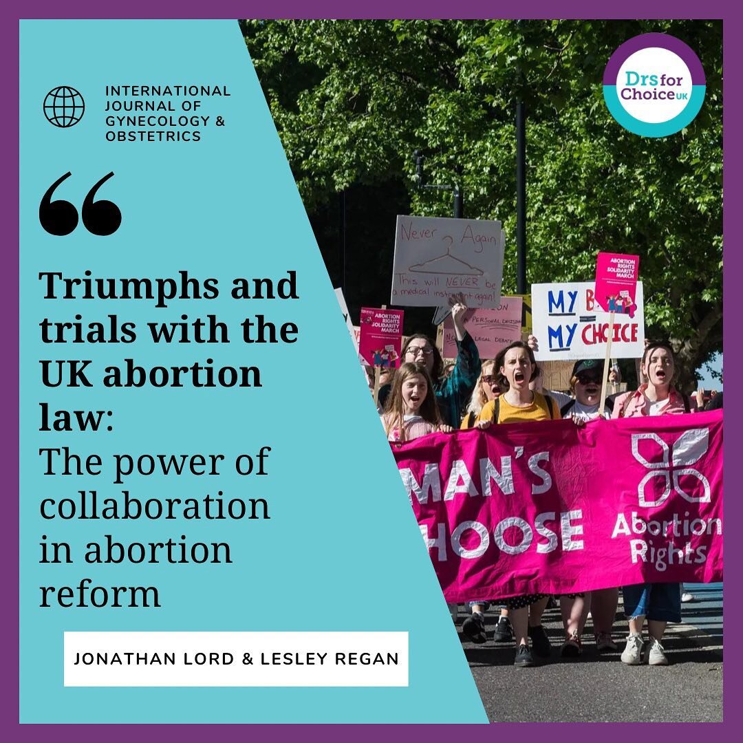 A new paper published in the International Journal of Gynecology &amp; Obstetrics (IJGO) by Jonathan Lord and Lesley Regan calls for urgent reform of abortion law across the UK. 

'Triumphs and trials with the UK abortion law: The power of collaborat