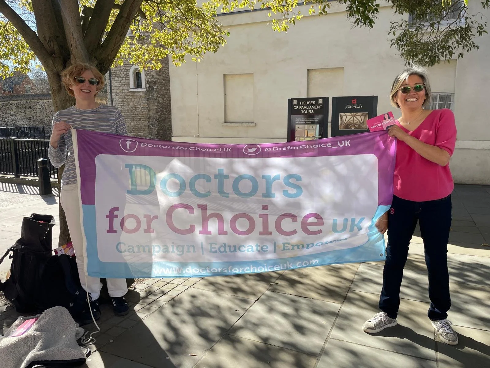 Today, we gathered outside the Houses of Parliament to show that we will not stand for abortion rights being rolled back. 

Abortion is not a crime. No one should be criminalised for having an abortion. No one should be investigated for miscarriage. 