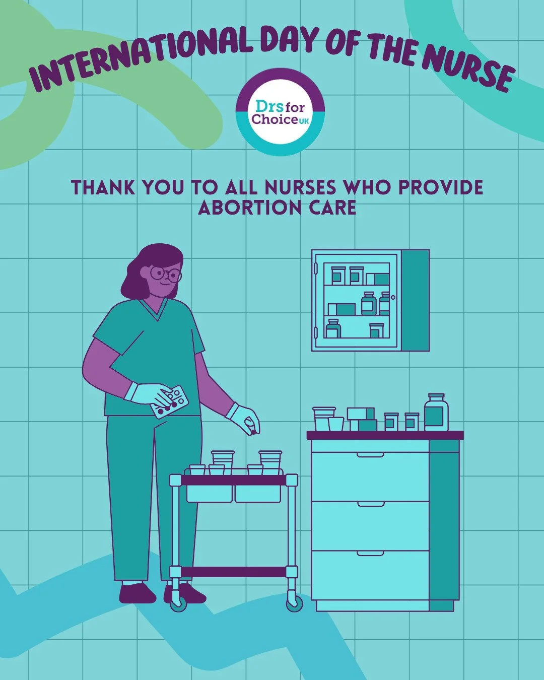 Today we celebrate the International Day of the Nurse - and with it, we want to celebrate all our colleagues who provide compassionate, person-centred, caring abortion care. Thank you for championing choice in healthcare! #abortion #internationaldayo