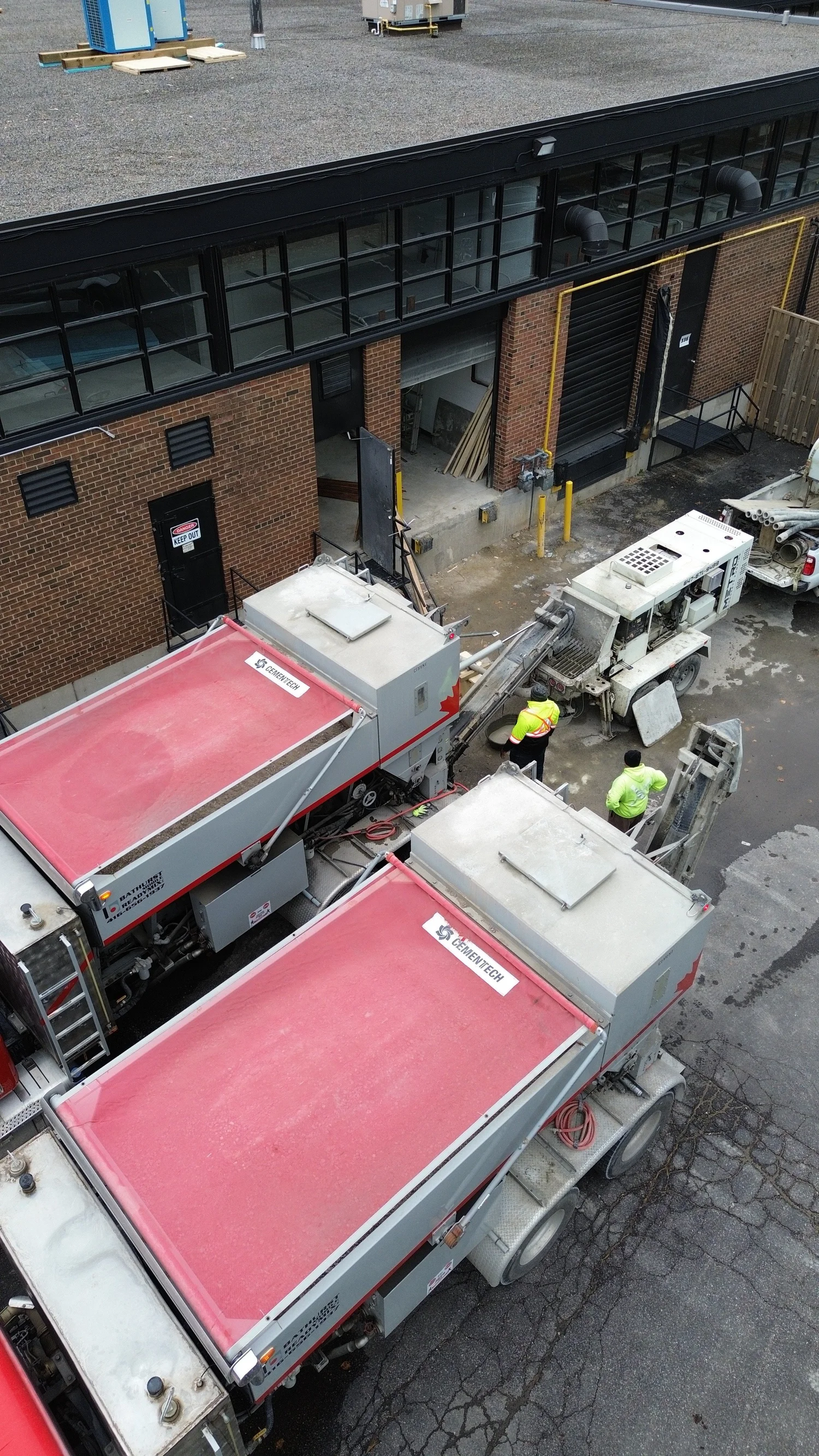 Quality concrete poured on site