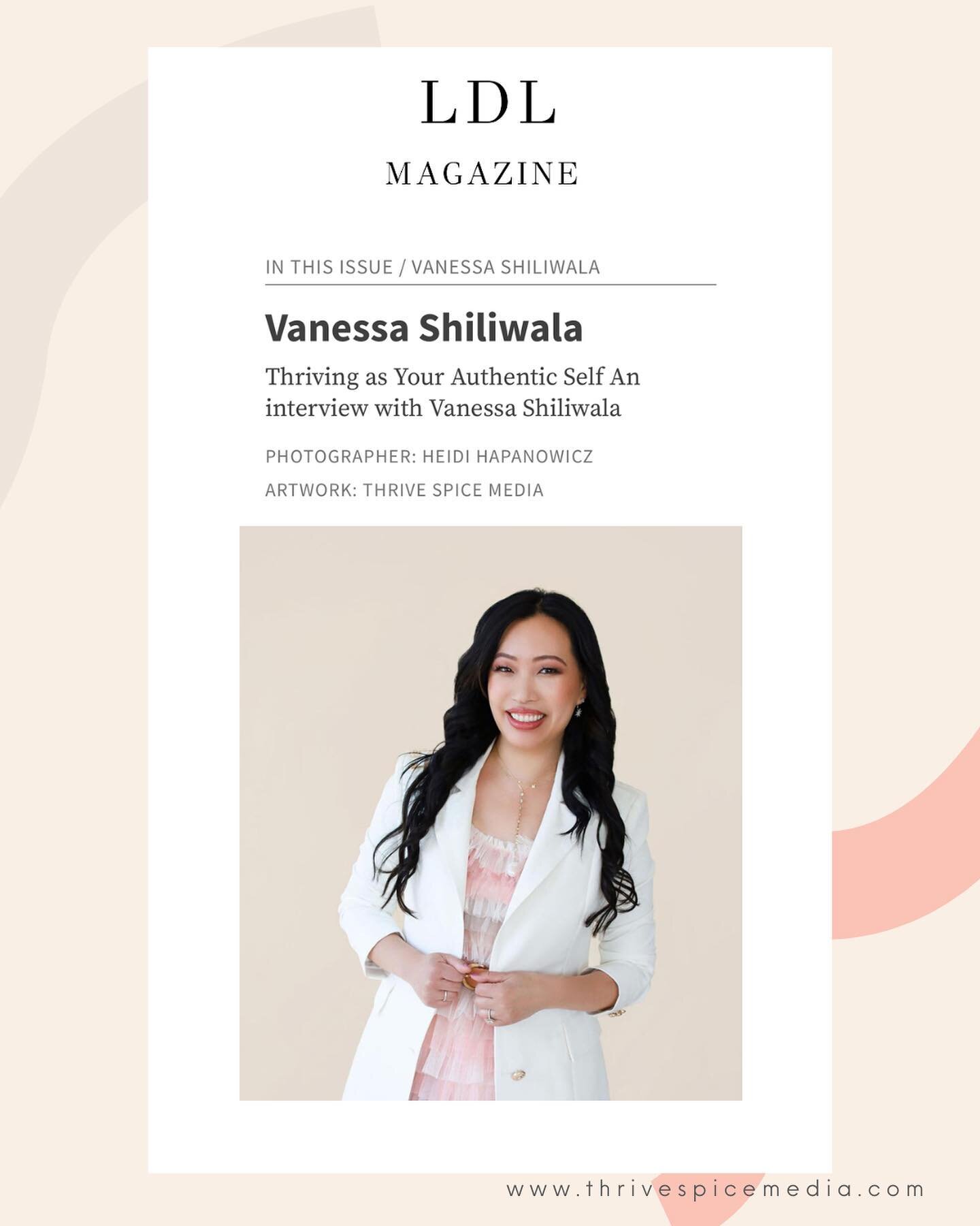 Honored to be featured alongside other AAPI trailblazers in the latest issue of @ldlmagazine! I especially appreciate that my story was covered by the editor-in-chief, Le&rsquo;Marqunita Lowe, in a magazine that amplifies Black stories and voices. We
