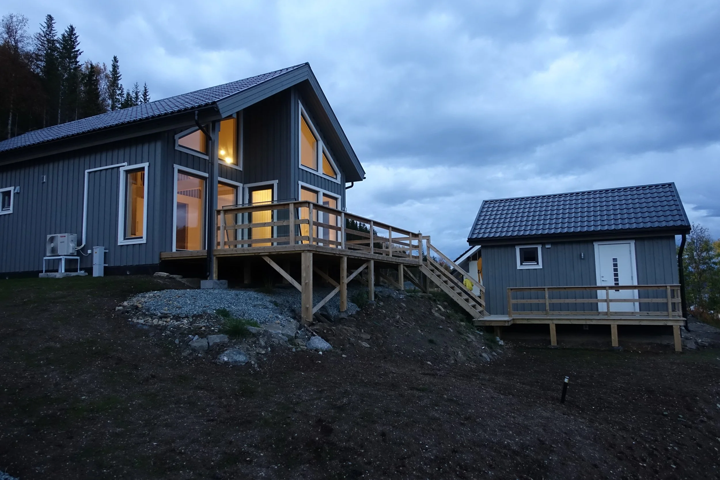 Suvilate kompleks Malangenis, projekteerimine