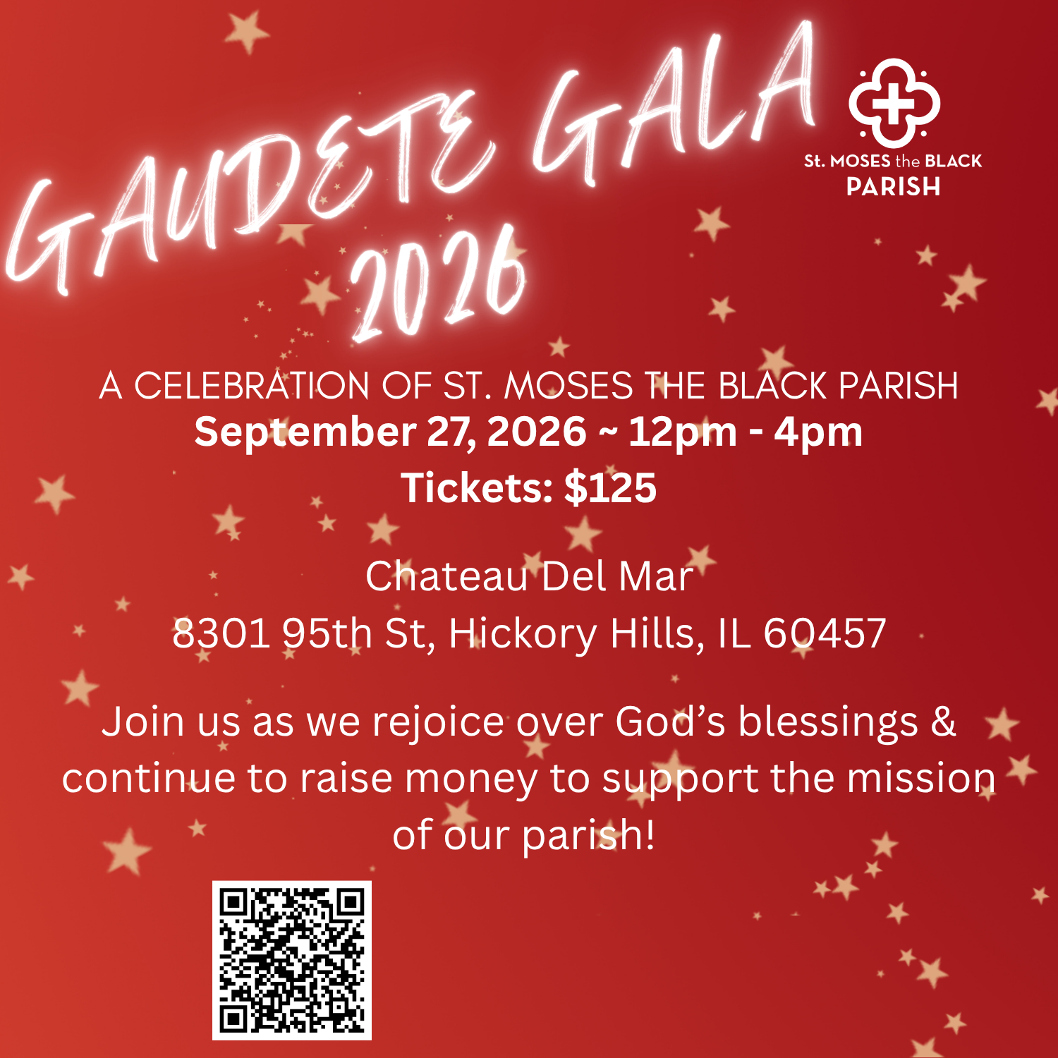 Gaudete Gala 2026 Poster (5 x 5 in).png
