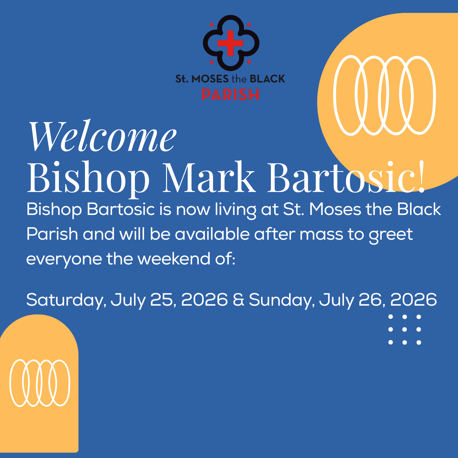 Welcome Bishop Mark Bartosic! (5 x 5 in).png