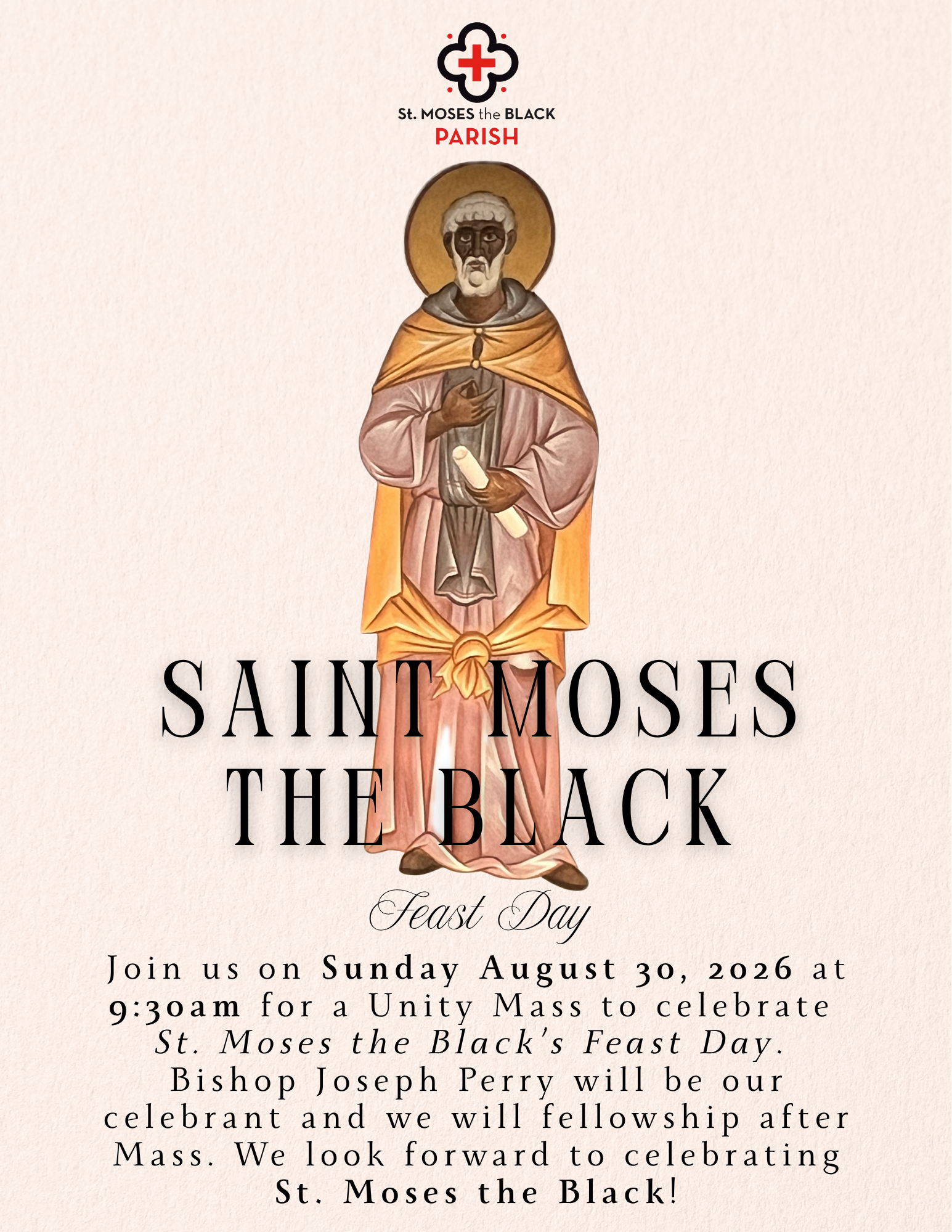 St. Moses the Black Feast Day Flyer.png