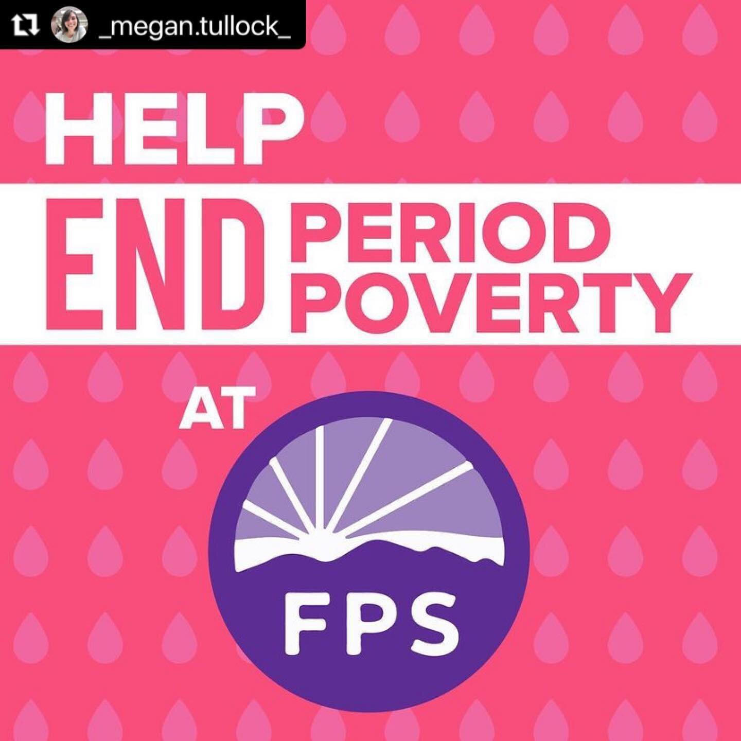 #Repost @_megan.tullock_ with @use.repost
・・・
Celebrate back to school by committing to help make the experience of menstruating teens at FHS as seamless as possible. Period products are pricey and even if you&rsquo;re financially secure, periods are