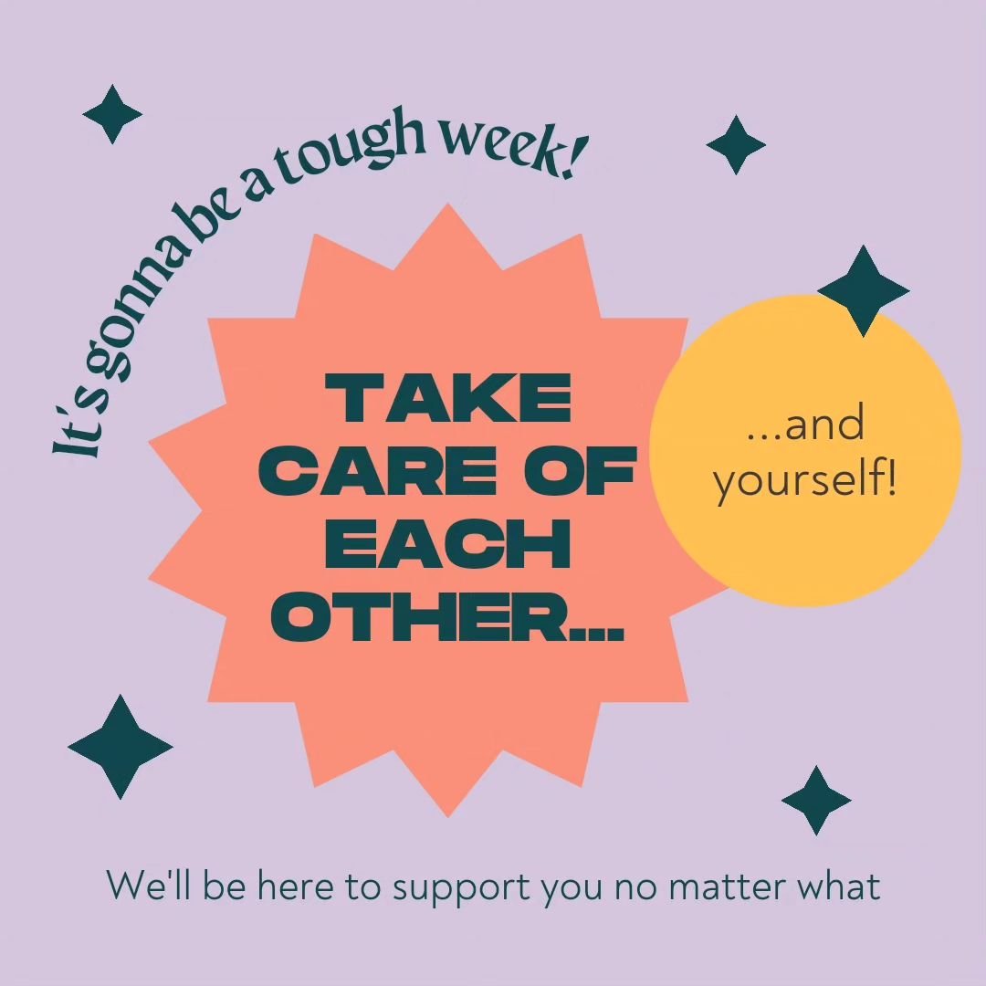 Mutual aid this week looks like making space for each other while respecting our own individual needs. 

And no matter what happens on Tuesday (or ever), we'll still be here to help you get the reproductive care you deserve.