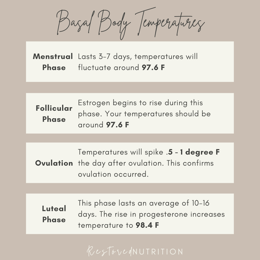 Basal Body Temperature Tracking: How And Why To Track To Optimize Your  Health And Hormones — Jillian Greaves Functional Nutrition & Wellness