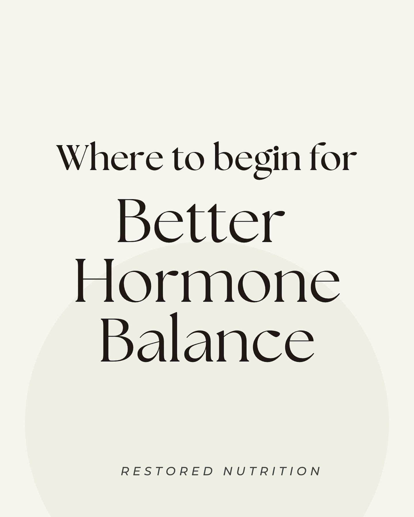 If you are just starting your hormone balancing journey or if you have been working at it for a while, foundations are essential to success. Most people jump into restrictive diets or fancy supplements when in fact some of the most foundational thing