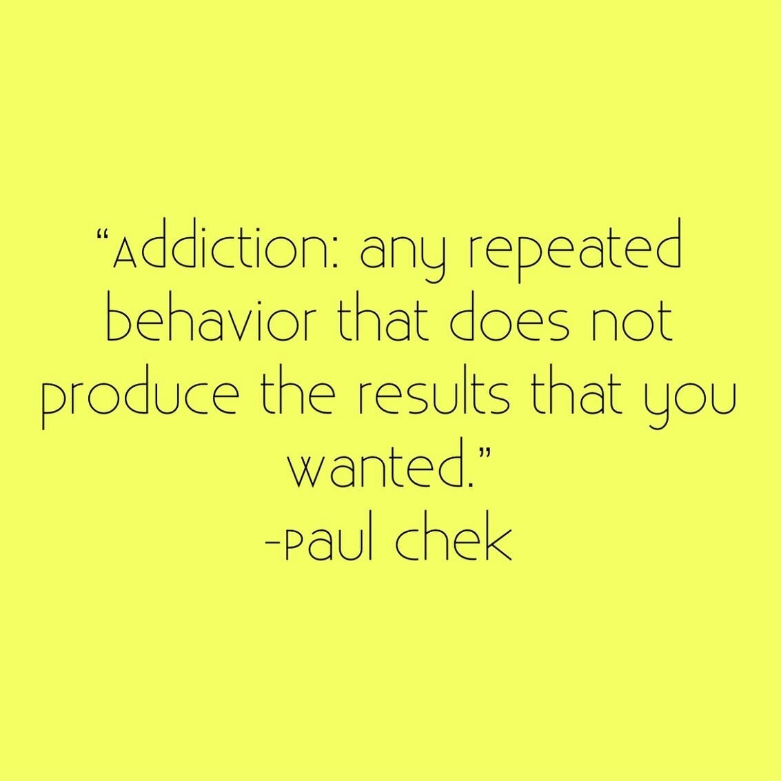 Usually in instances like this we go after the symptom-excess alcohol: stop drinking for a month, excess shopping: grounded from Amazon, excess social media: delete app, excess sugar: do Whole30. We try to treat the symptom with behavior modification