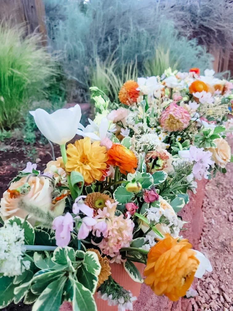Line up of all of the Centerpieces