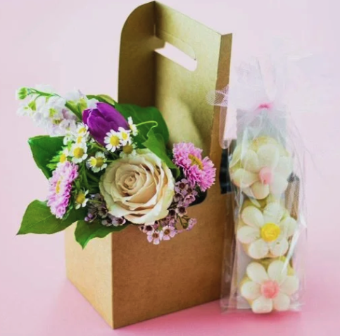 Sugar Cookies and a Petite Bouquet