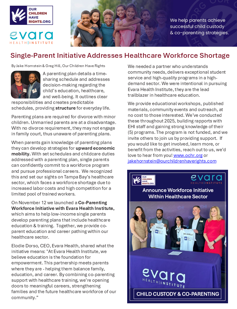 Single-Parent Initiative Addresses Healthcare Workforce Shortage