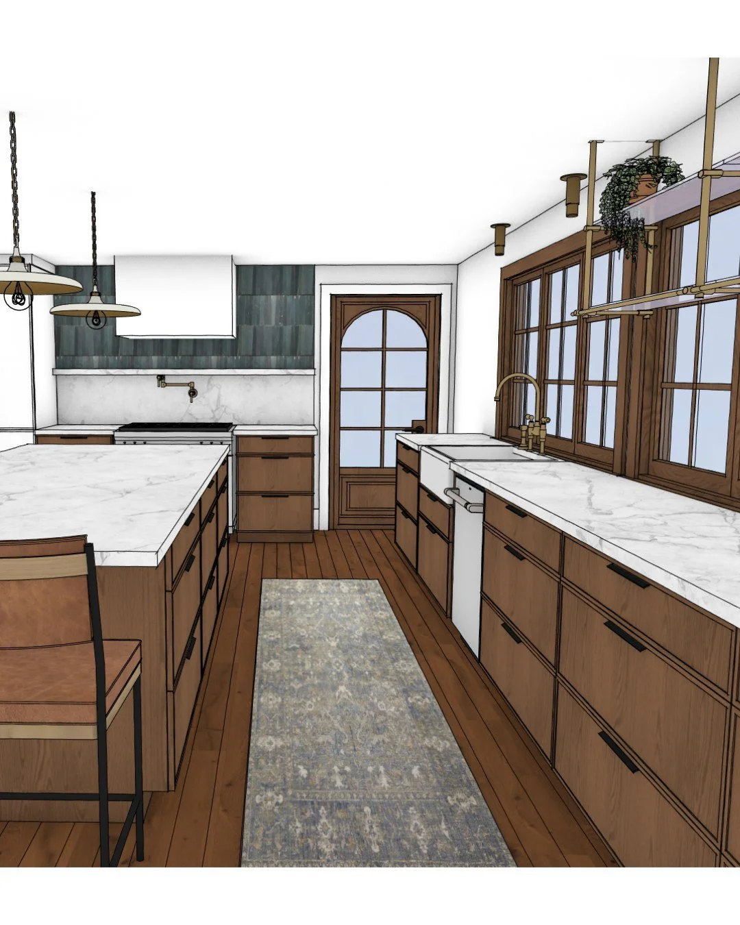 Client Must Haves: Moody &amp; bold eclectic colors mixed with vintage &amp; mid century modern design 🙌🏼

 Our local historic century home remodel project  was a fun challenge, incorporating existing historic charm with new eclectic and mid centur