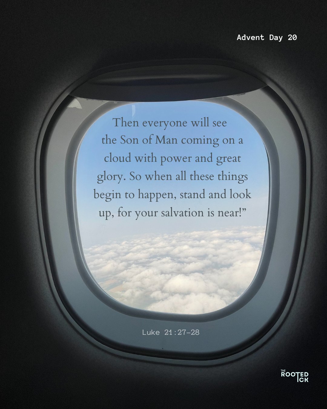 advent day 20 | Look to Christ and know that salvation is near. 

🌱 Praise be to God.