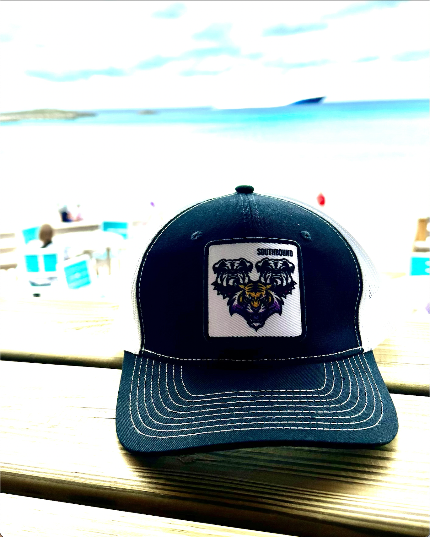 TWO DOGS AND A TIGER - Trucker Hat