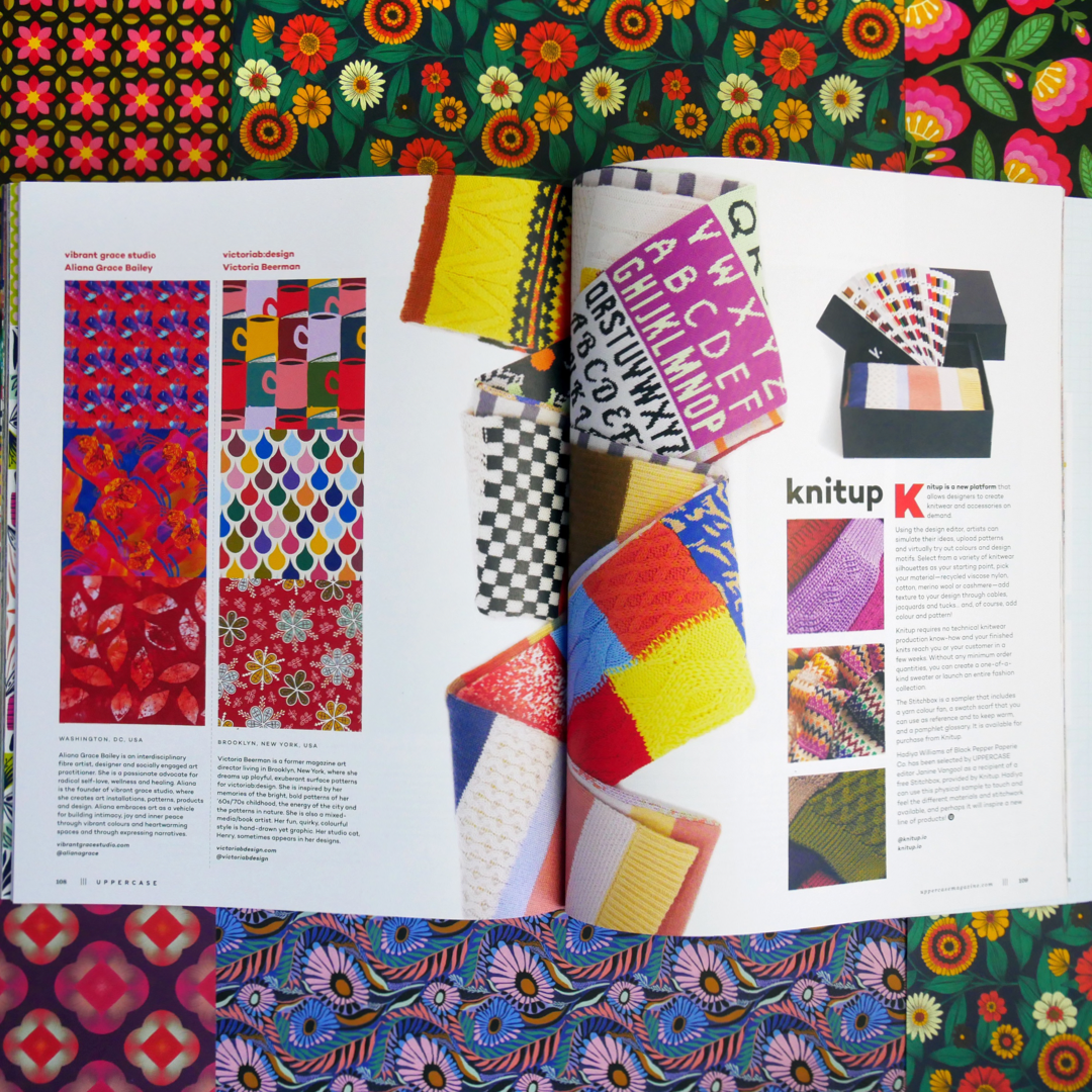 See My Designs in UPPERCASE’s 5th Surface Pattern Design Guide ...