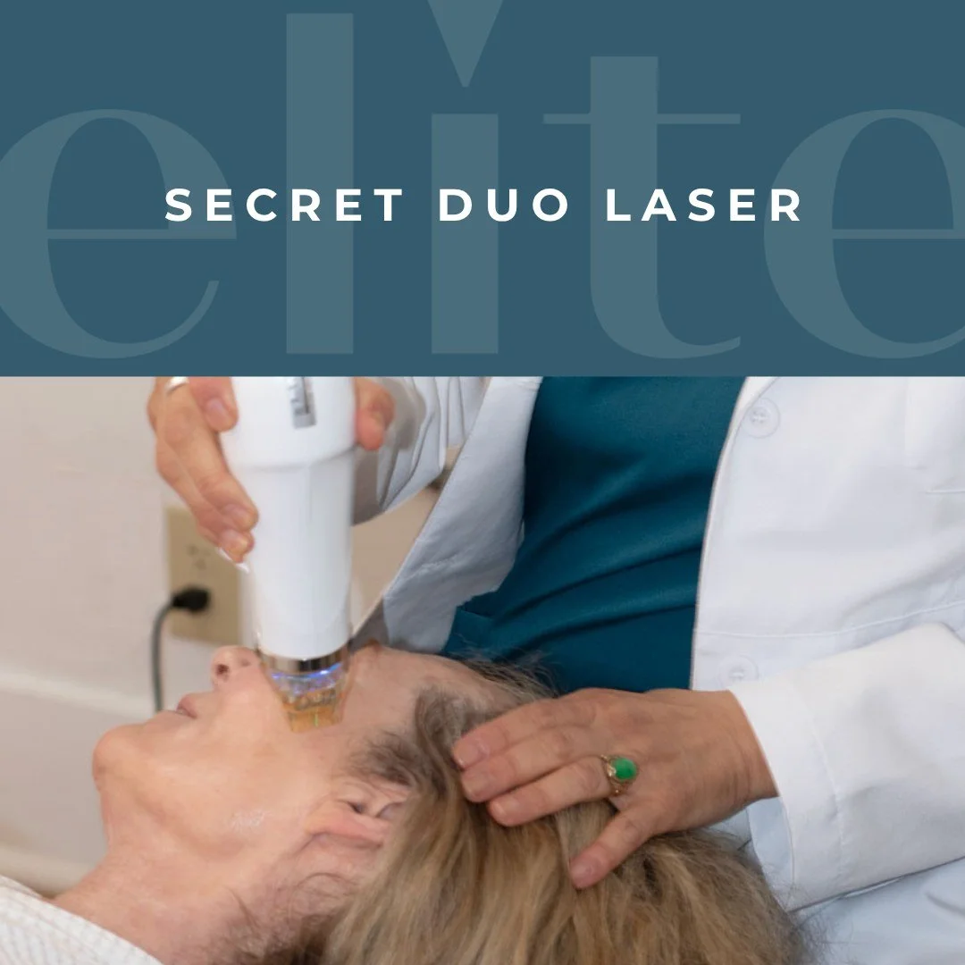 ✨ Transform Your Skin with the Secret DUO ✨

Two advanced technologies. One powerful treatment. 💎
The Secret DUO laser works below and above the skin&rsquo;s surface to:
✔️ Smooth fine lines &amp; wrinkles
✔️ Improve texture and tone
✔️ Fade scars &