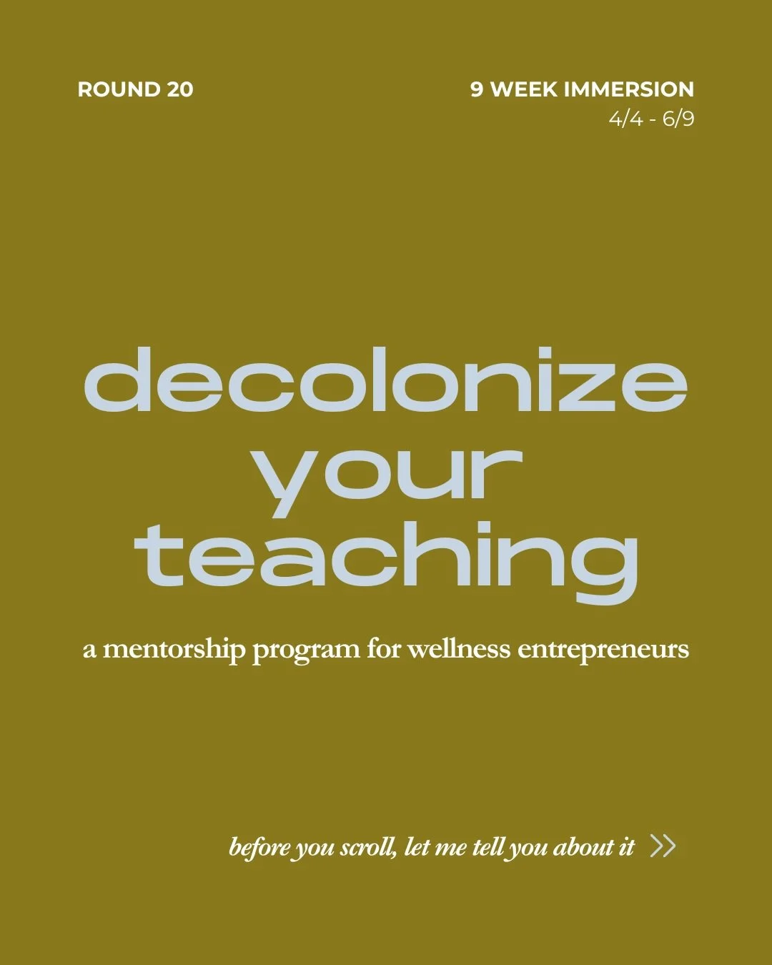 Round 20 is here. Honored to have been a mentor to over 200 graduates from Japan, South Africa, France, Brazil, Mexico and 25 United States.

Let&rsquo;s get to work on your dreams.

Some grads that have done big things: 
@ataliapalomera 
@retreatwit