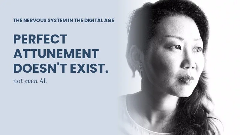 Woman looking at phone, illustrating anxious attachment and AI reliability in relationships — Yi Zhao Martins, LMFT