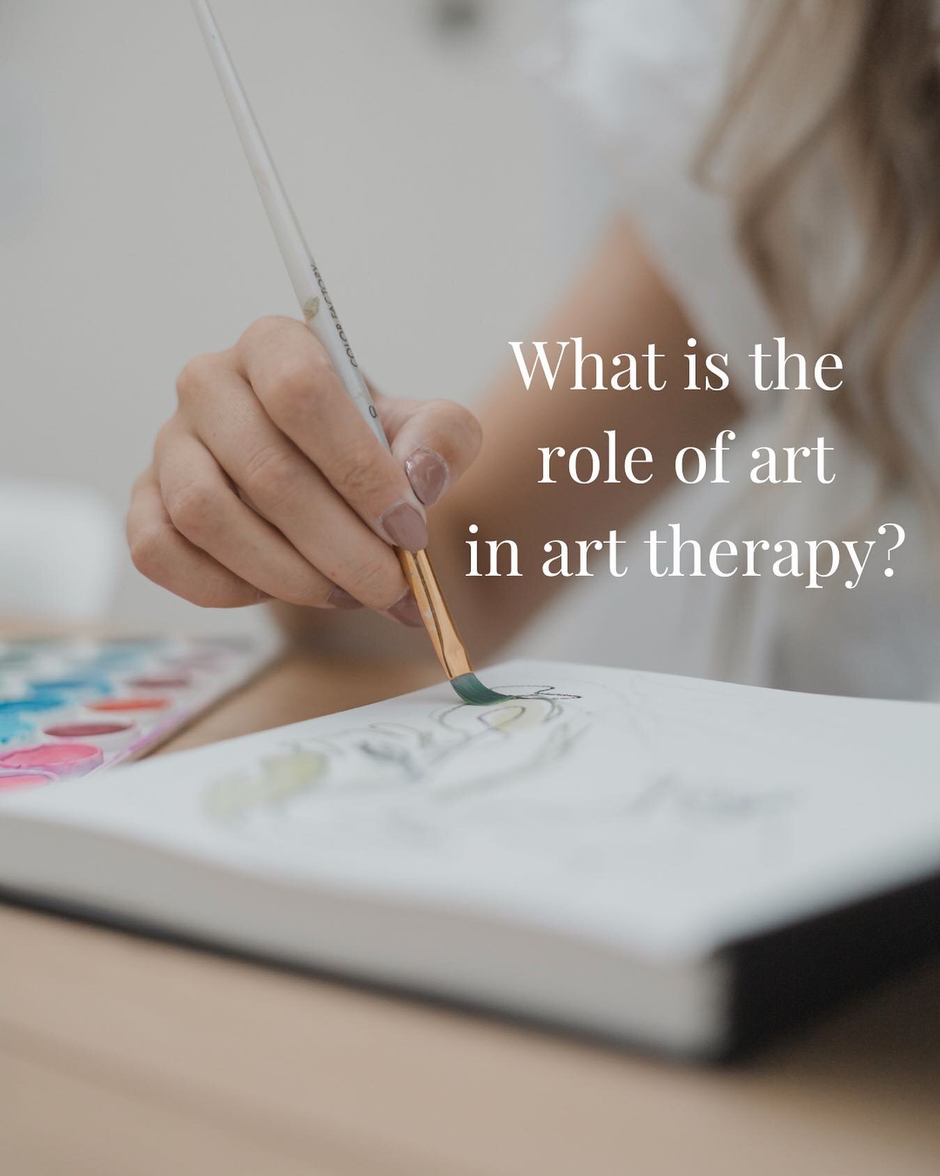 What is the role of art in art therapy?

It&rsquo;s unique to each client and their therapeutic goals and needs!

Maybe it&rsquo;s purely creating &ndash; blank canvas, splashing paint, somatic experiencing, and processing.

Maybe its playing with cl
