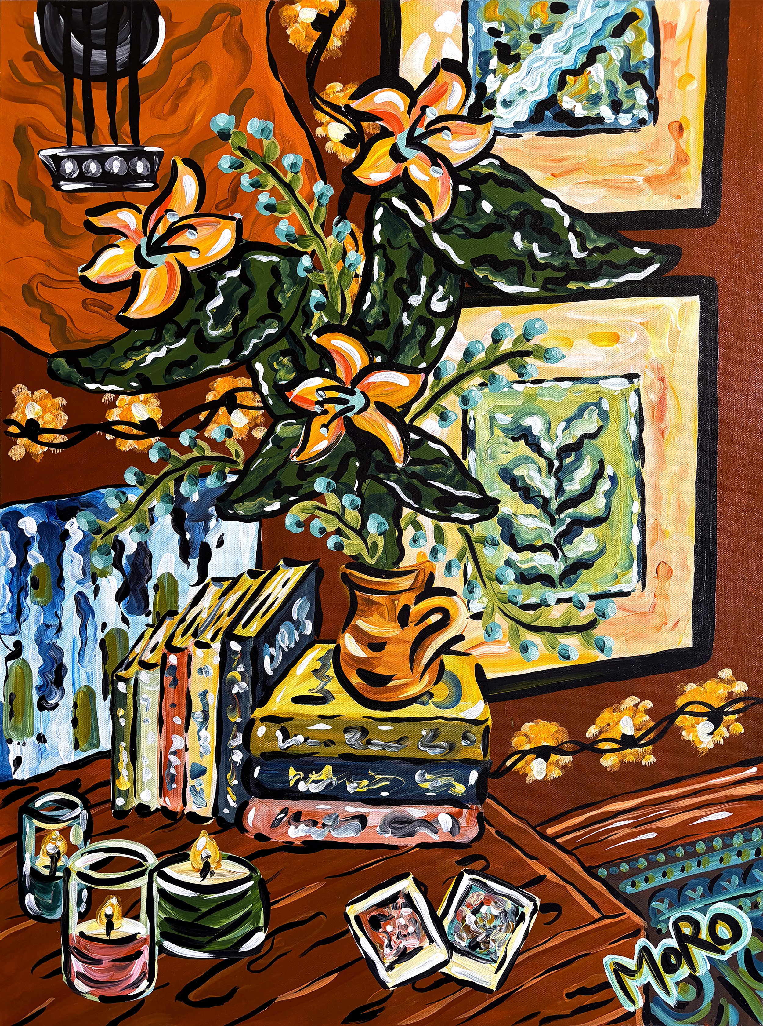 Dream Shook,
40 x 30 x 1.5 inches,
2024, acrylic on canvas,
$900