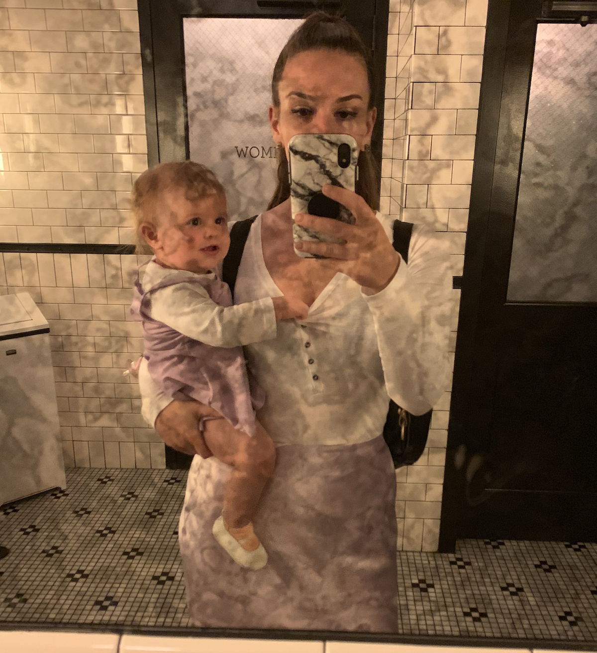 Matching with Dasha in 2019 when she was about 8 months.