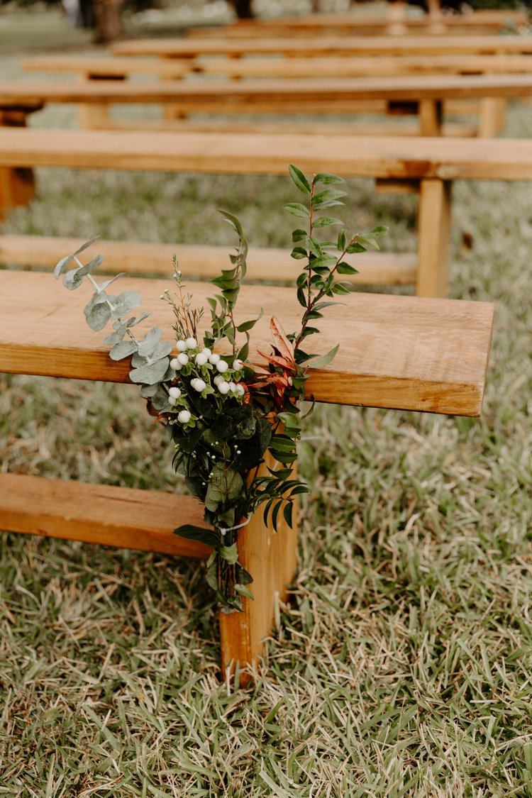 Benches for wedding ceremony 60 photos - Vianawedding.com