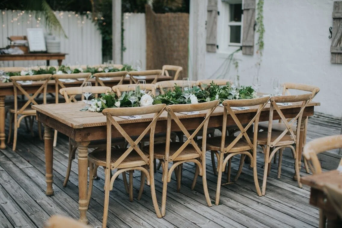 Miami Rental Package 10 Farm Tables 