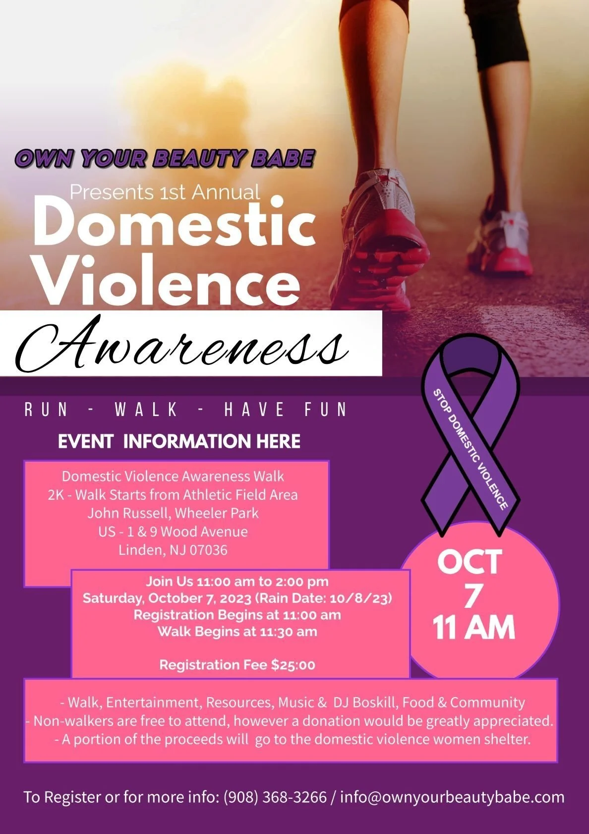 1st Annual Domestic Violence Awareness Walk