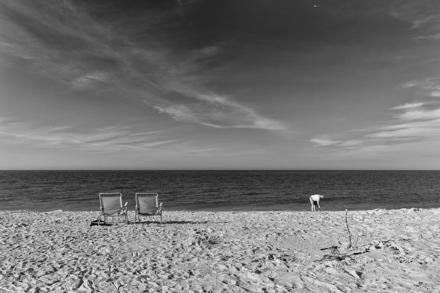 Can you spot the plane? 
Lovers Key State Park

Phase One IQ3 100 Achromatic, Rodenstock HR Digaron-W 40mm f/4 Lens, Cambo WRS 1600