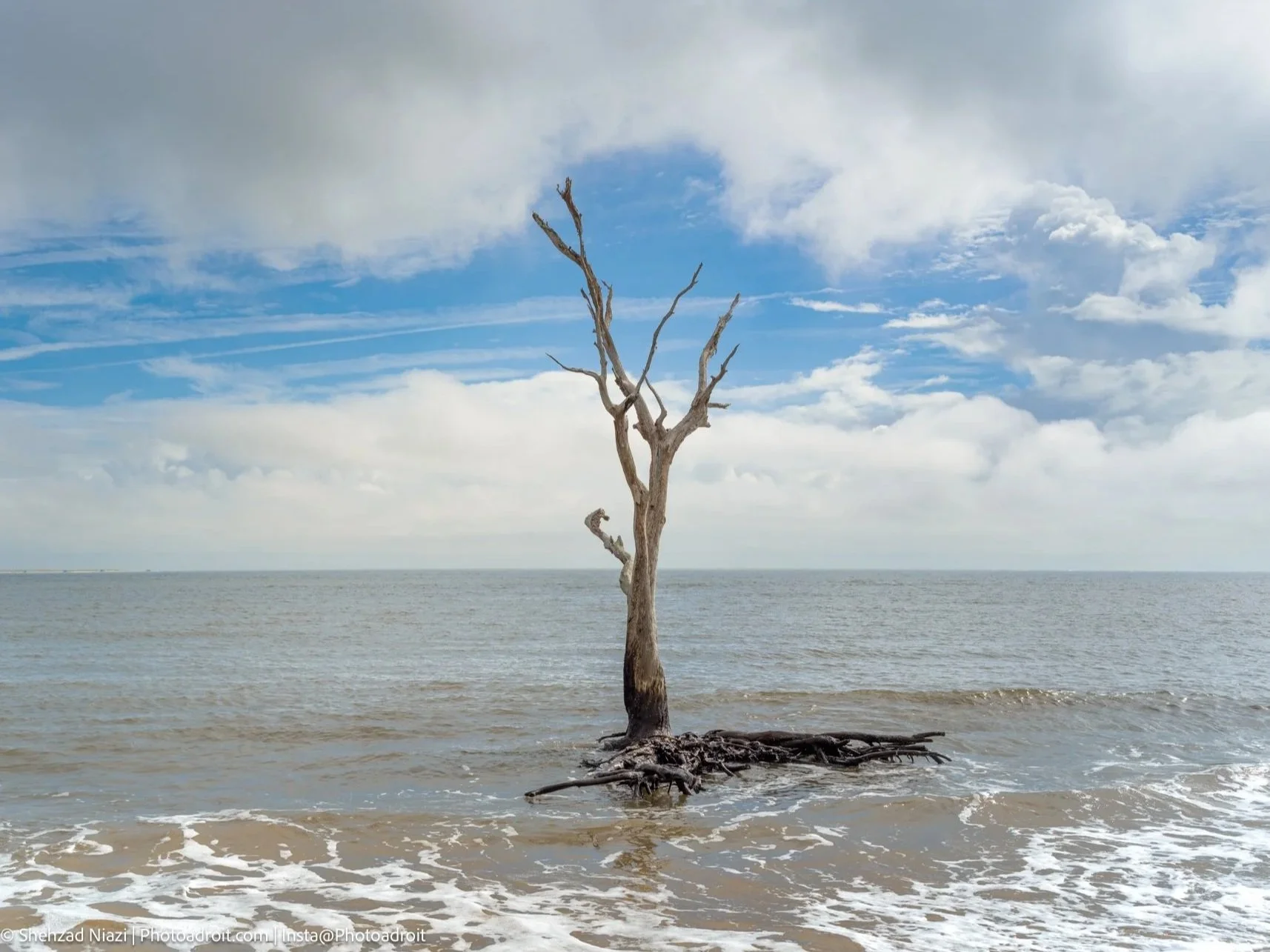 The calm face of the water asked me for a kiss.