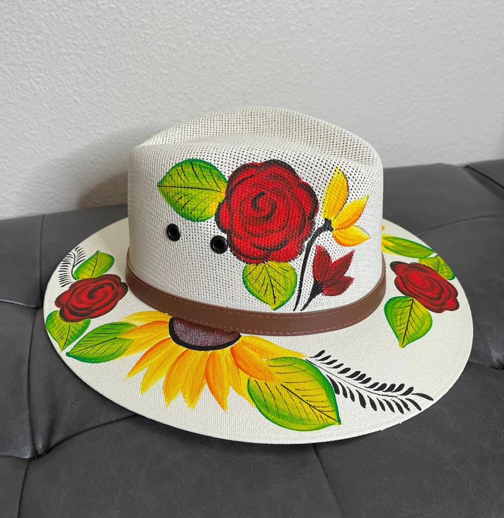 Beautiful ,Romantic Vibe Hat Marlow True Love | Womens Leather Top Hat with True Love Hat  main image 2