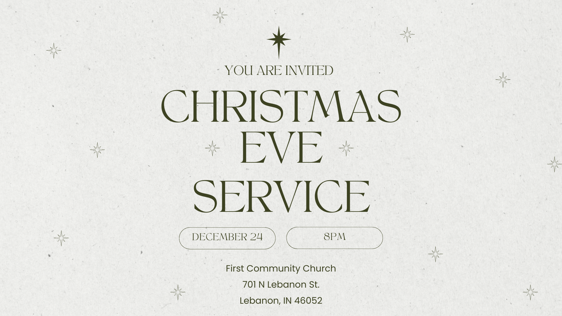 Christmas Eve Service