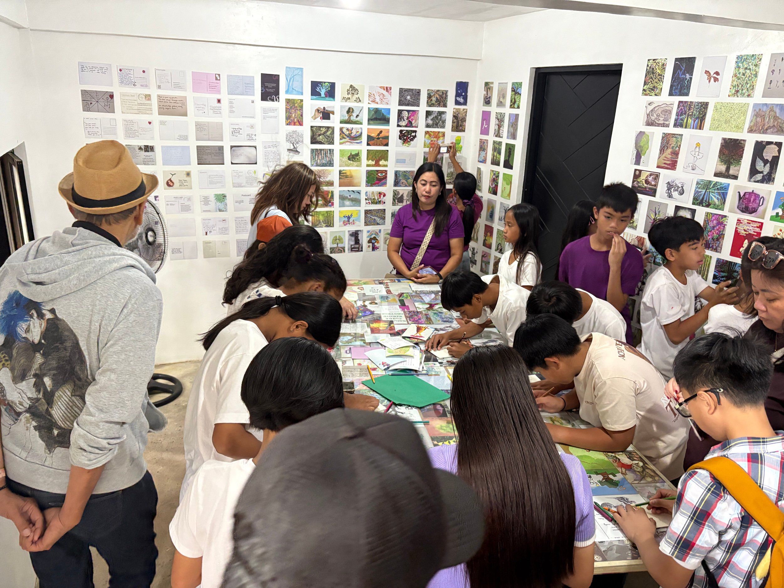 Create postcards responding to the question: “If trees could talk, what would they say?”