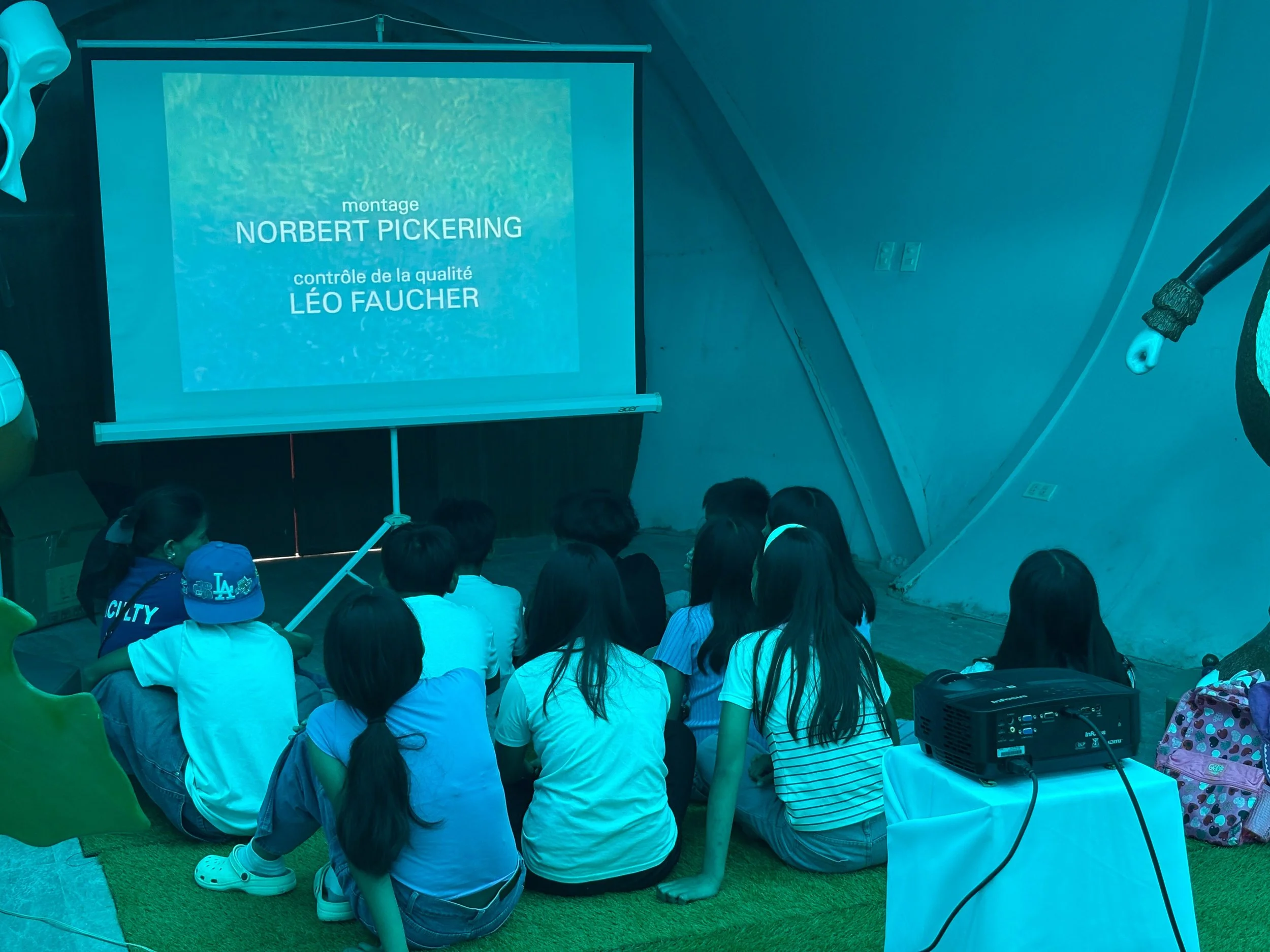 Short environment-themed films by students of Asia Pacific College were shown inside our iconic “I Am the Explorer” hall.