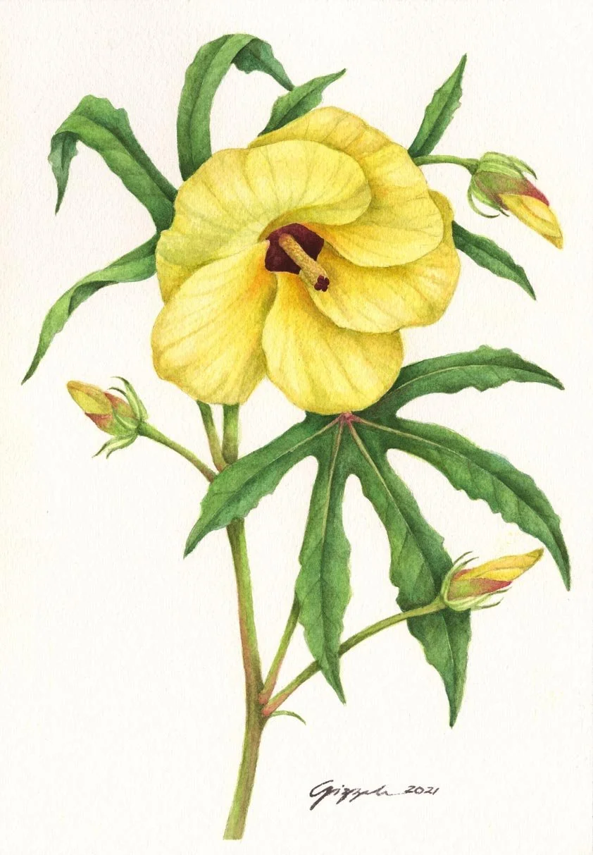 Lagikway, 2021 Watercolor on paper, 7”x10”
