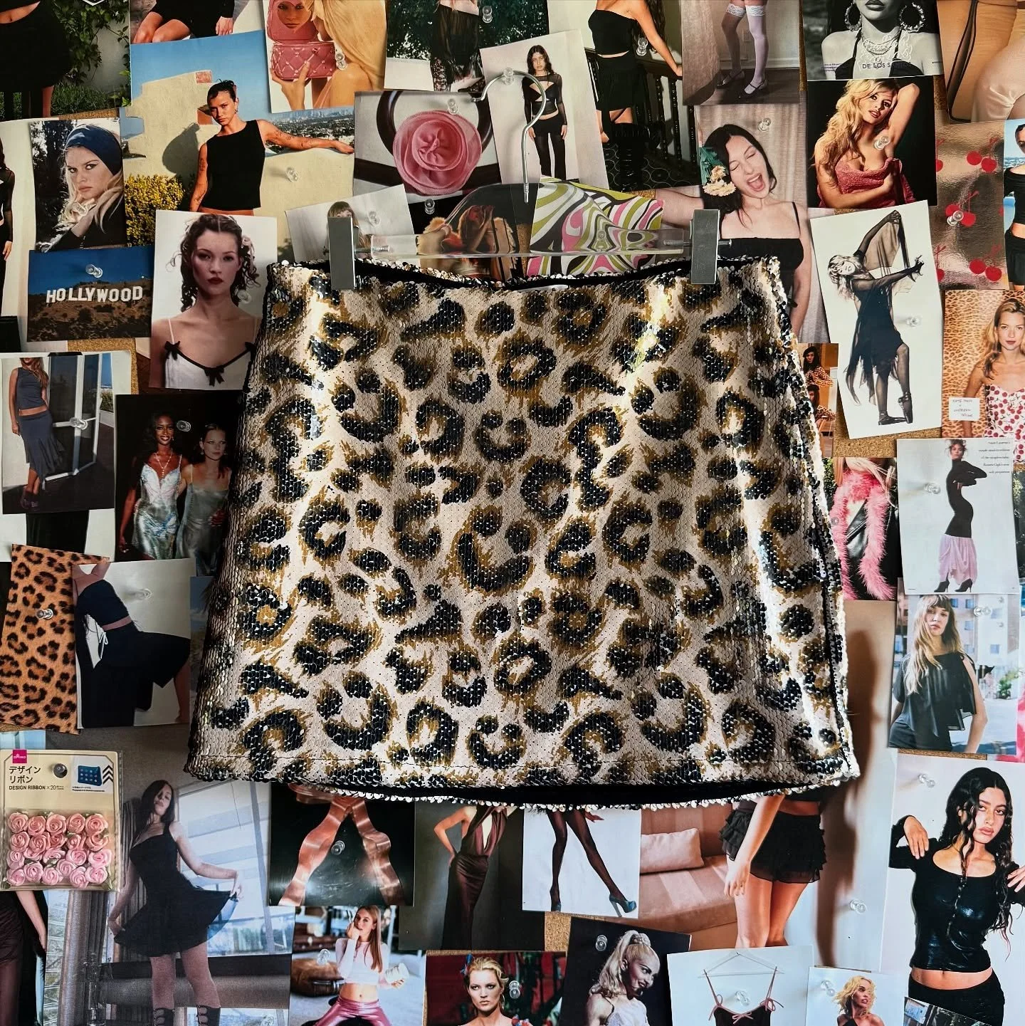 The Lola Skirt 🐾 Leopard sequin mini available now