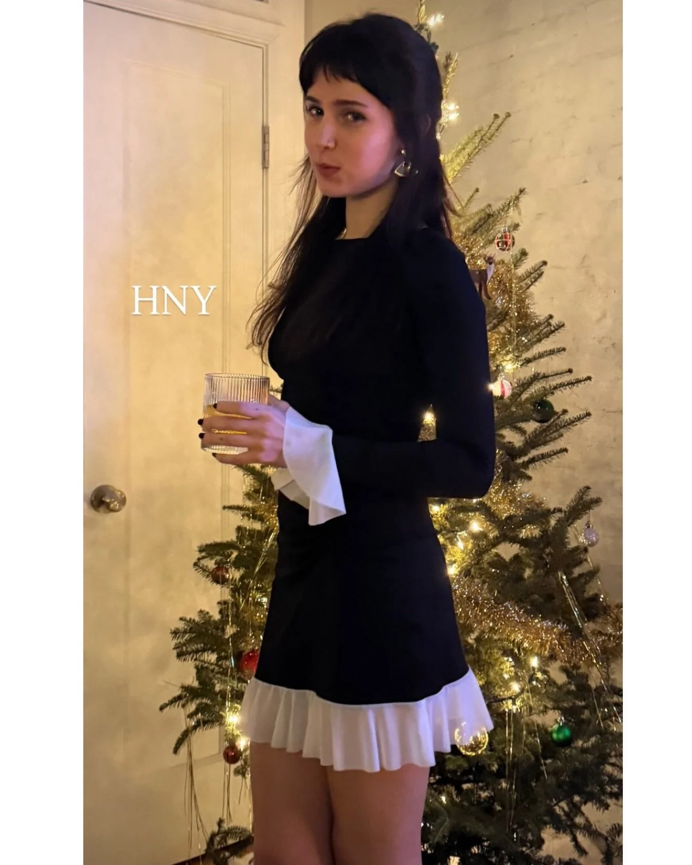 @clairo in our Adeline Dress 🤍🤍🤍