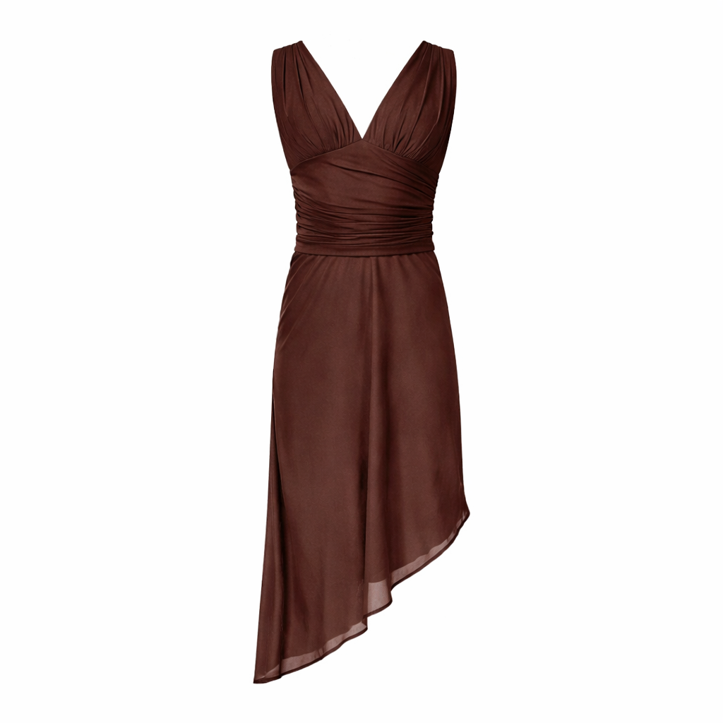 August Dress Brown