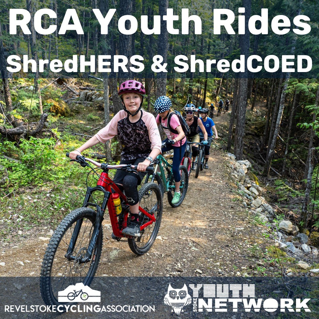 The RCA and Stoke Youth Network are thrilled to be expanding our group rides for grade six and seven students this year. We&rsquo;re bringing back our popular all-girls ShredHERS program, and adding ShredCOED, which is open to all students. The weekl