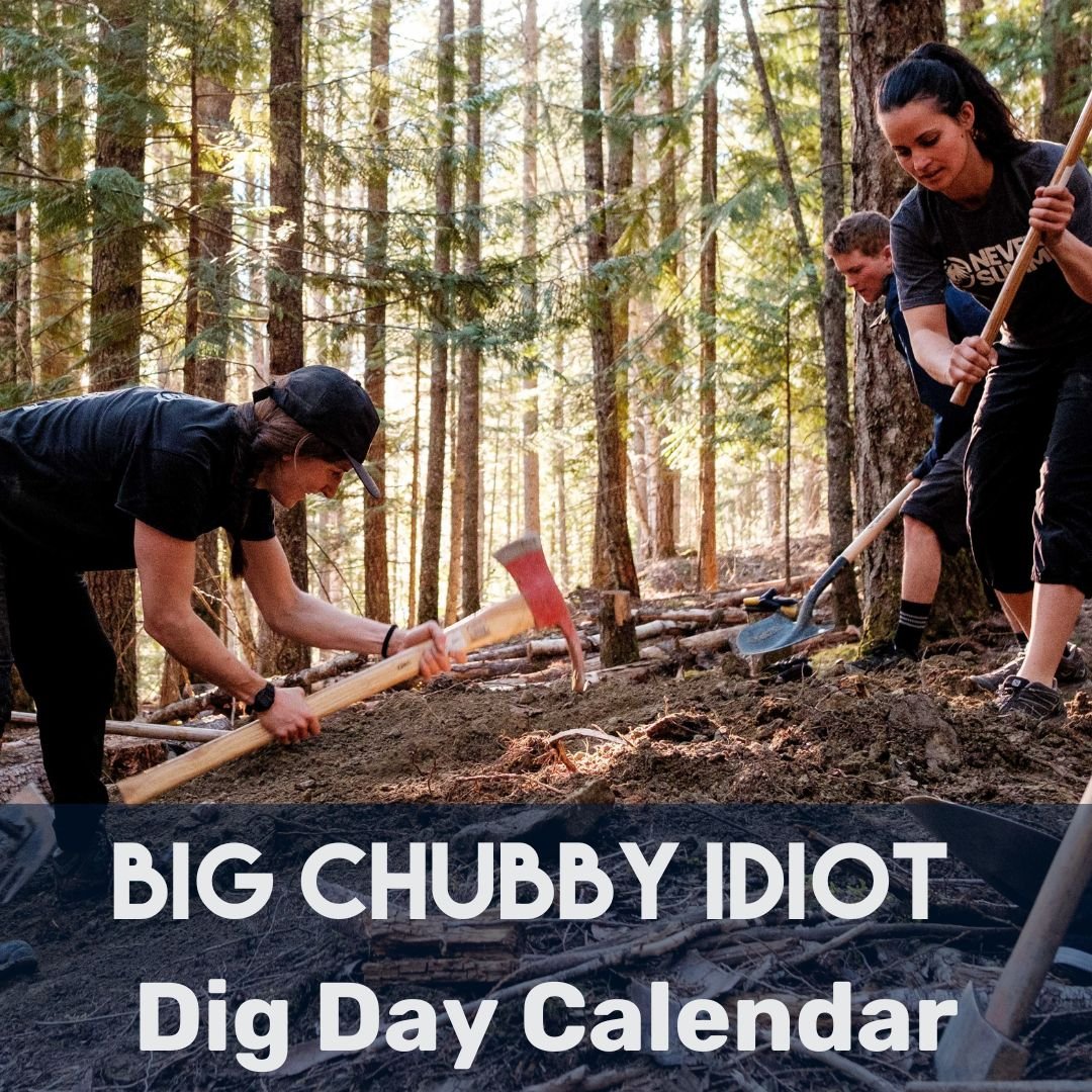 Our volunteer Dig Days, sponsored by the Big Chubby Idiot, kick off on Tuesday, April 30. These are your chance to give back to the trails you ride and love, earn some trail karma, and learn what goes into keeping them in great shape. Afterwards, you