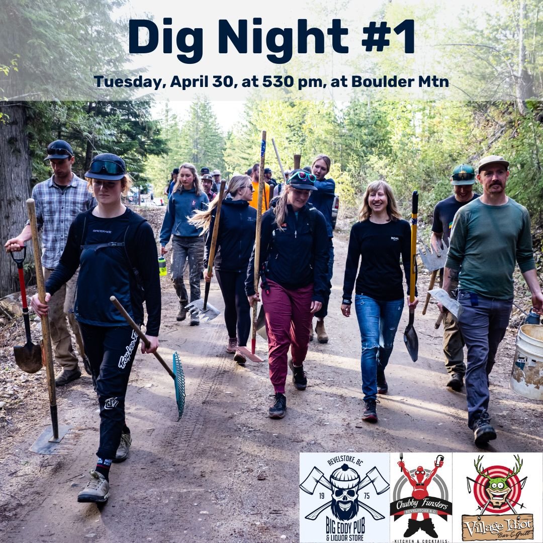 Heigh-ho! Heig-ho! It's off to work we go!

Our first Big Chubby Idiot Dig Night of 2024 is this Tuesday, April 30, at 5:30 pm. We'll be meeting at Boulder Mountain and heading up the climb trail do give it some touch-ups before we finally put it on 