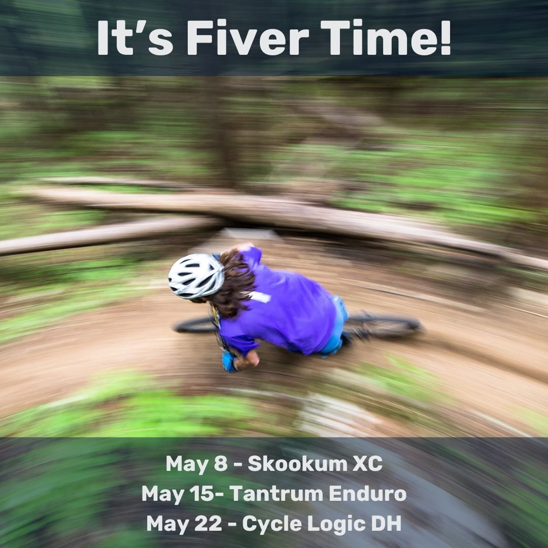 Racers ready! It's time for our popular Fiver race series. We've got three races coming up this month, with more to come in the future. Check out the schedule:

Wednesday, May 8 - Skookum XC - Macpherson Nordic Lodge at 5:30 p.m.
Wednesday, May 15 - 