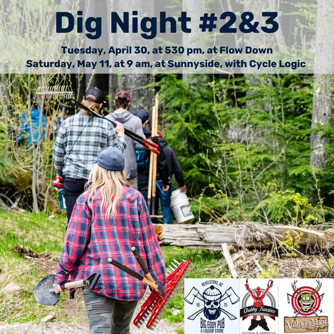 We've got two Big Chubby Idiot Dig Nights coming up this week:

Tuesday, May 1, at 5:30 p.m. - Meet at Flowdown to go fix up some berms and fix up some ditches.

Saturday, May 11, at 9 a.m. - Meet at Sunnyside for a special Dig Morning with @cyclelog