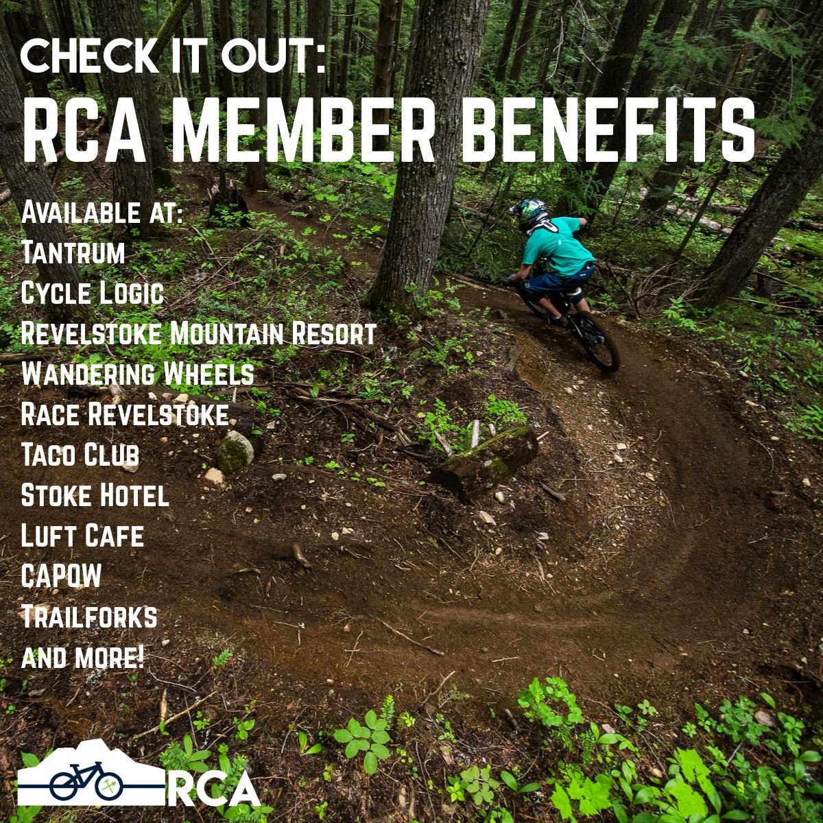 We just updated our Member Benefits for 2025. As an RCA member, you can get discounts at local bike shops, restaurants, hotels, races, and more. Simply present proof of your valid membership to get the deal. You can see the full list on our website, 