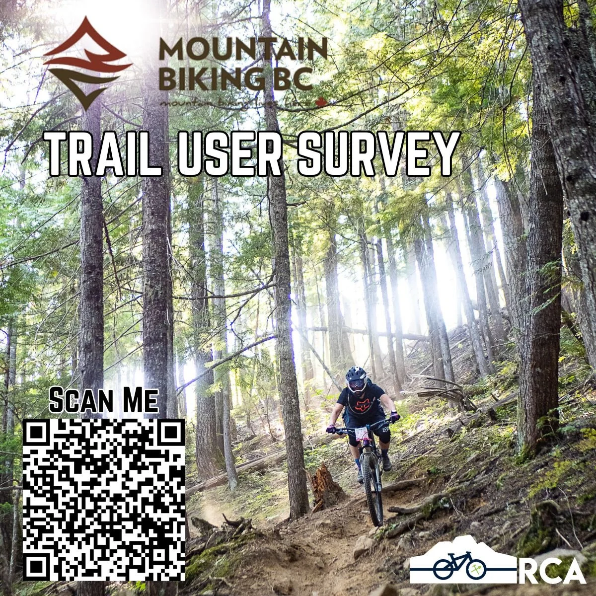 📣 300 voices! 

That's how many people we're hoping will complete @mountainbikebc's Trail User Experience Survey. We're at 217 so far, so we only need 83 more of you so we can fully help shape the future of trails in B.C! 

The goal of this survey i