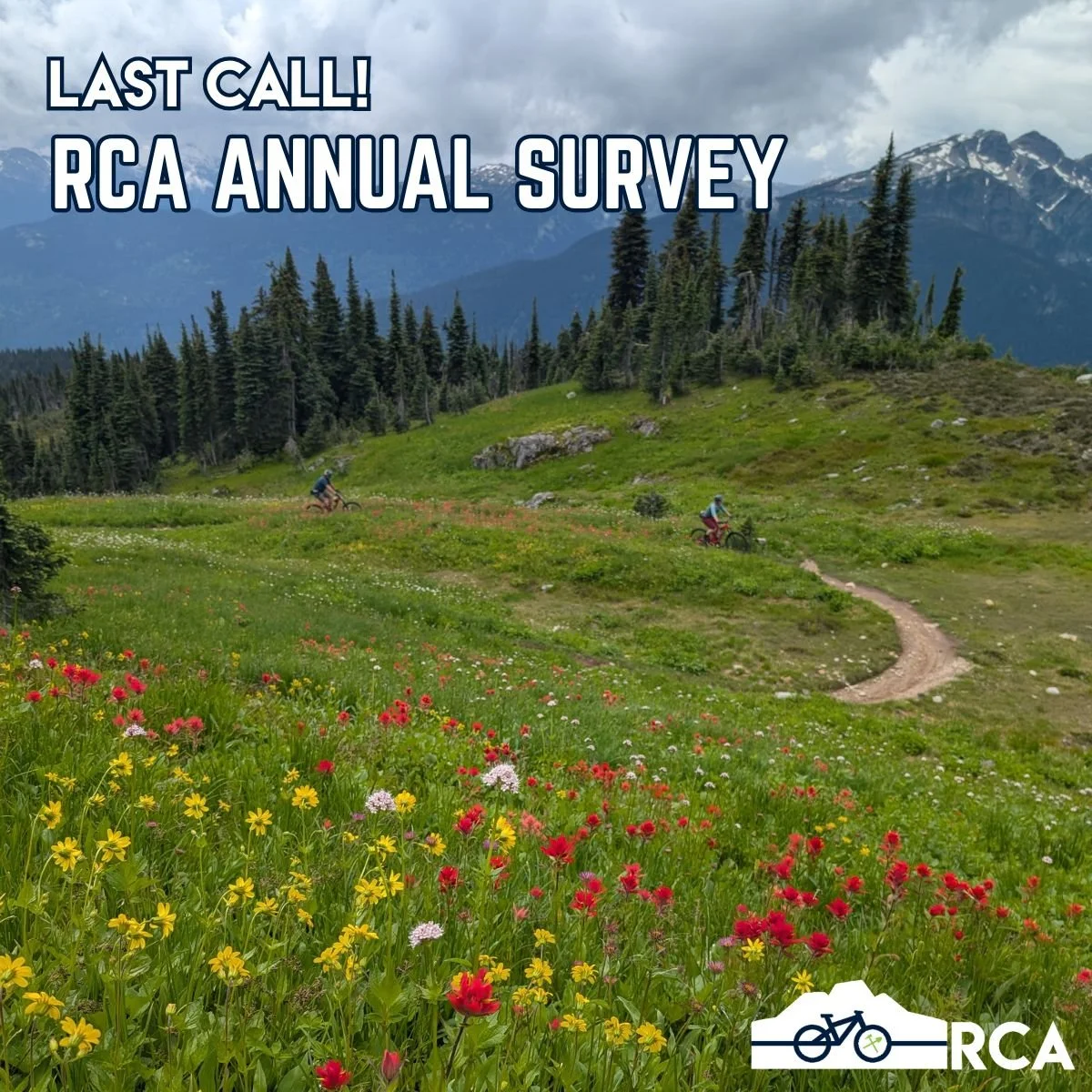 Our annual survey closes this Friday at midnight. We've received 129 responses so far, which is a bit less than last year, so we'd love it if you could take 10-15 minutes to fill it out if you haven't already. The responses we get inform our trail de