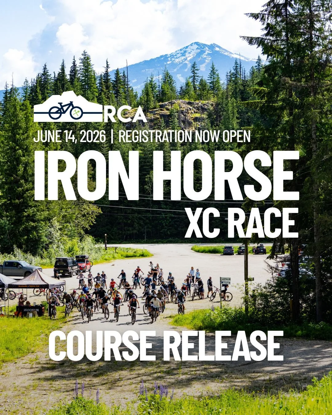 🏁 The course for the Iron Horse XC is out! 🏁

If it looks familiar from last year, that's because we decided not to mess with a good thing. It's a nine-kilometre figure-8 that includes Stimulus, Black Forest, Break-a-Leg, Root Canal, and TNT. Ride 