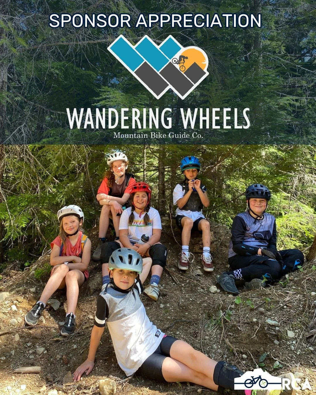 The Revelstoke Cycling Association is proud to have the support of many local businesses. Our Black sponsors are key to funding our programs. 

@wanderingwheels has been a major supporter since its founding and is a current Black Sponsor, Youth Ride 